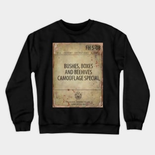 BUSHES, BOXES AND BEEHIVES CAMOUFLAGE SPECIAL Crewneck Sweatshirt